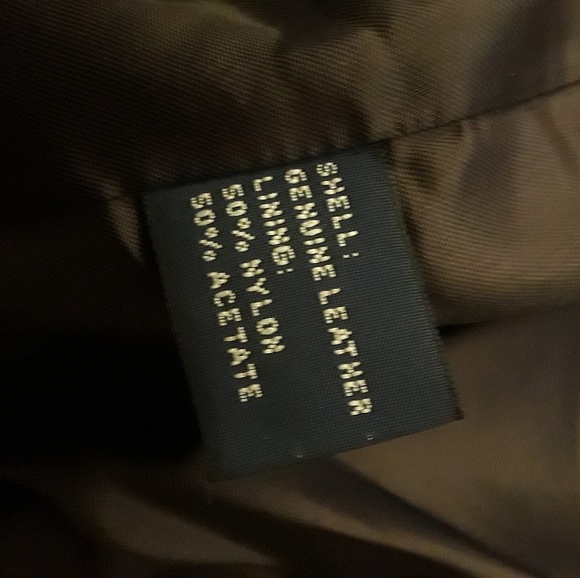 Brooks Brothers Leather Bomber Jacket - Picture 3 of 4